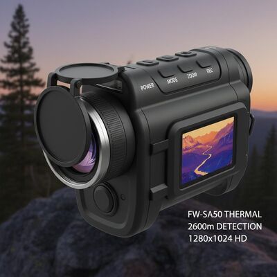 FW-SA50 Thermal Monocular with 2600m Detection Distance, 1280×1024 HD Thermal Imaging Resolution, and 50mm F1.0 Lens for Outdoor Use