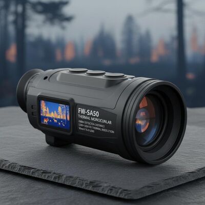 FW-SA50 Thermal Monocular with 2600m Detection Distance, 1280×1024 HD Thermal Imaging Resolution, and 50mm F1.0 Lens for Outdoor Use