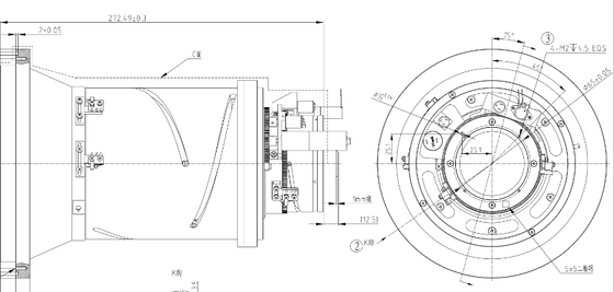 FWD-0325-0R 25-225 मिमी F0.96-1.5 1280×1024@12μm LWIR मोटर चालित ज़ूम लेंस