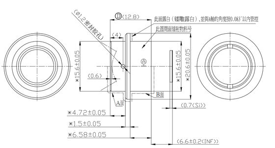 FWD-9.1 9.1mm F1.1 640×512@12μm थर्मल इमेजिंग के लिए 8-12 μm तरंग दैर्ध्य के साथ LWIR मोटर चालित ज़ूम लेंस